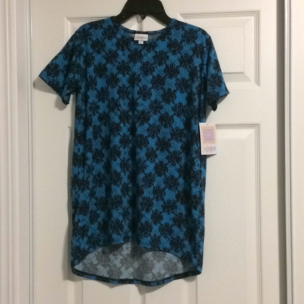 LuLaRoe Gracie Tee NEW 14 Blue